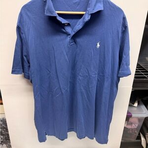 Ralph Lauren Royal Blue Polo Shirt with White Pony